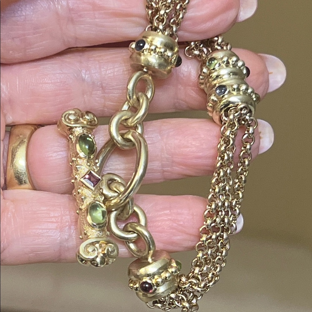 Sold 14k  gold bracelet - Picture 4 of 7